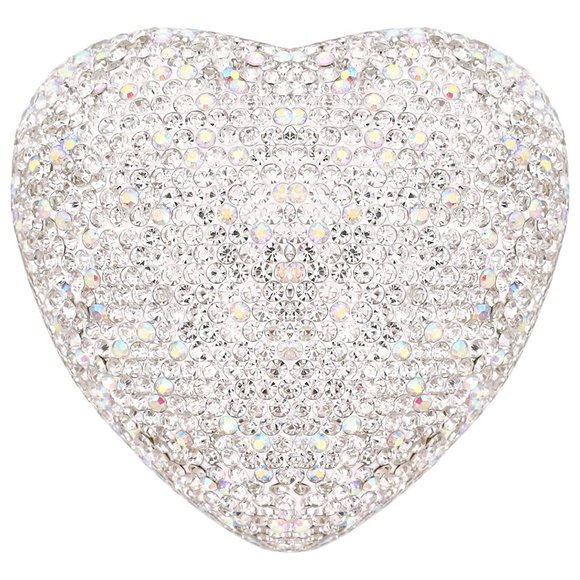 Sparkling Bling Things Jewelry - NEW Sparkling Rhinestone Crystal Heart Shaped Bling Jewelry Ring Box + F…